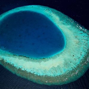 The eye , Maldives - Yann Arthus-Bertrand Photography