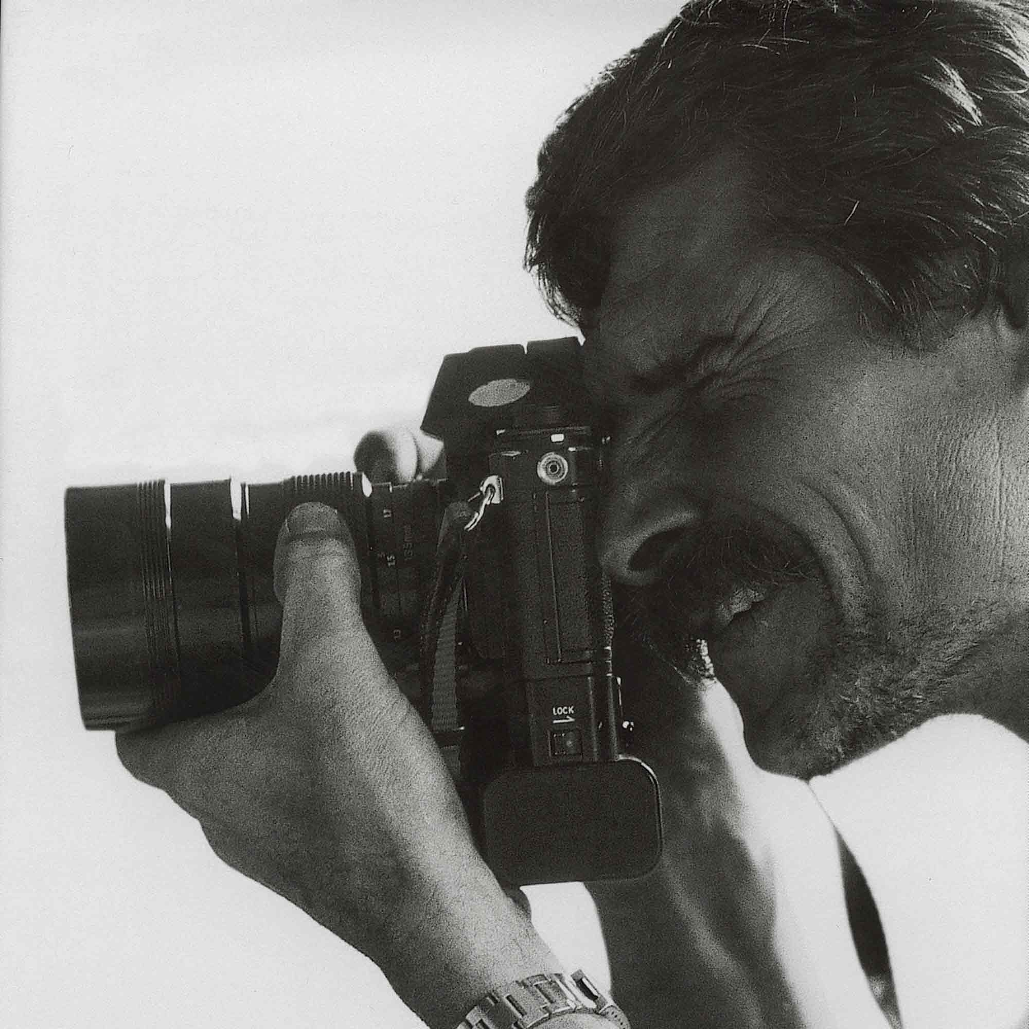 année 90 - Yann-Arthus Bertrand - photo de Philippe Bourseillier