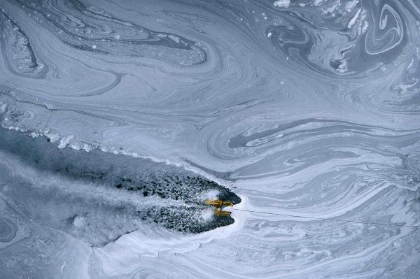 Elevage de crevettes, Taïwan - Yann Arthus-Bertrand Photographie