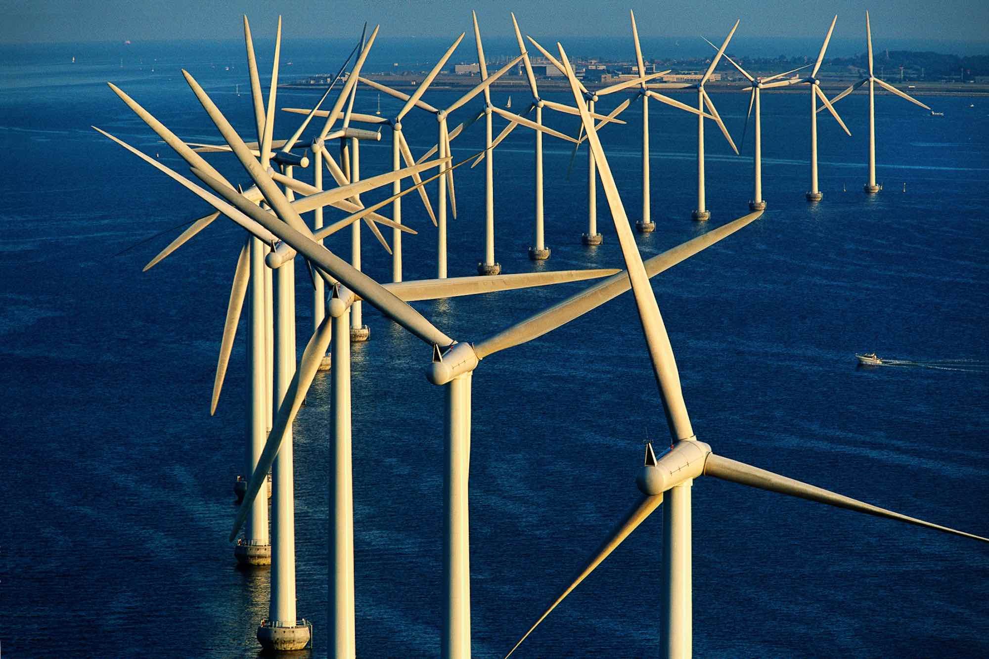 Wind farm, Denmark - Yann Arthus-Bertrand Photography