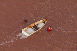 Pink Lake, Senegal - Yann Arthus-Bertrand Photo