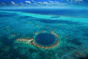 The Great Blue Hole, Belize - Yann Arthus-Bertrand Photo